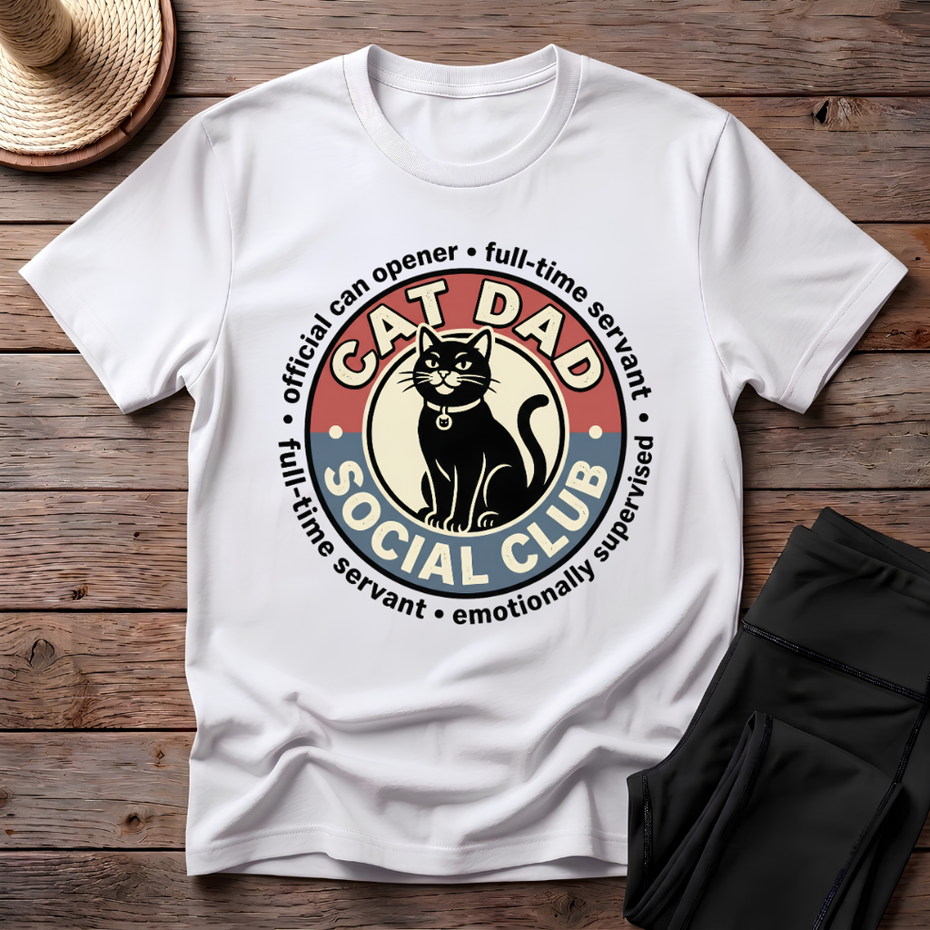 Cat Dad Social Club T-Shirt