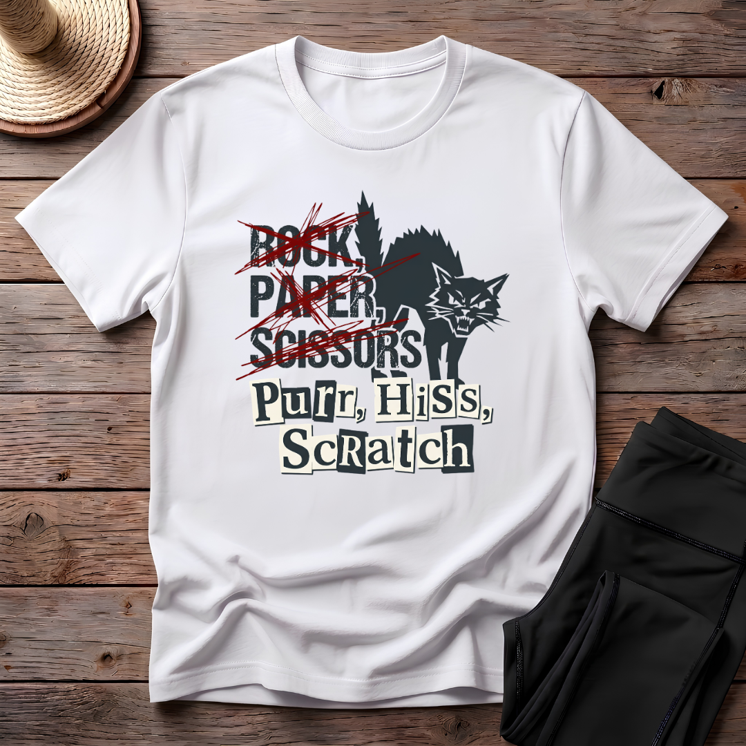 Purr Hiss Scratch T-Shirt